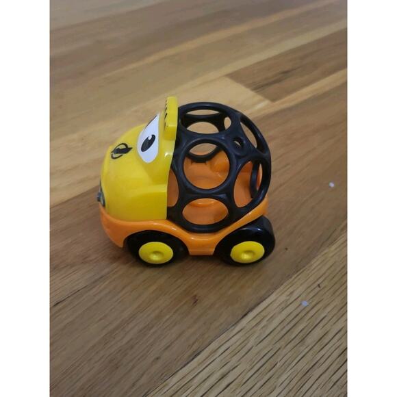 Oball Go Grippers Yellow Construction Truck Kids II Toddler Toy Vehicle - Picture 2 of 7